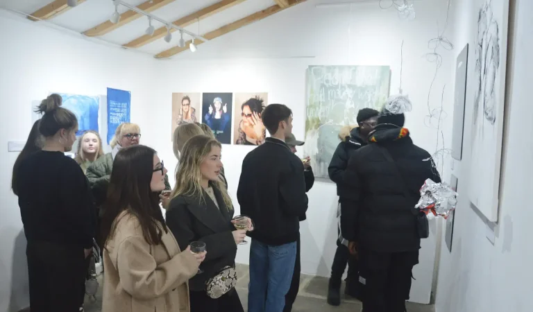 General photo for the HND Fine Art exhibition